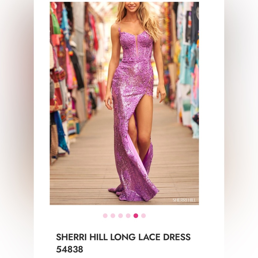 Sherri Hill dress 54838 in Orchid